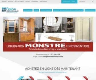 Bainsetceramique.com(Bienvenue) Screenshot