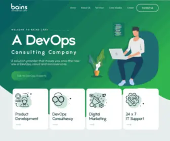 Bainslabs.com(Bains Labs) Screenshot