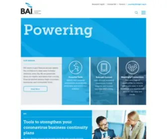 Bai.org(Financial Services Industry) Screenshot