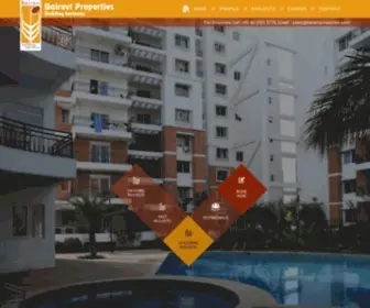 Bairaviproperties.com(Bairavi Properties Building harmony) Screenshot