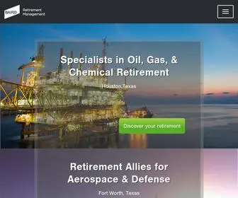 Bairdretirementmanagement.com(Oil, Gas, Chemical & Defense Retirement Specialists) Screenshot