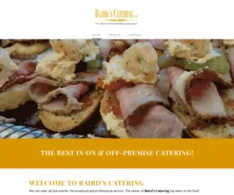 Bairdscatering.com(Baird's Catering) Screenshot