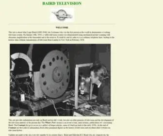 Bairdtelevision.com(Baird Television) Screenshot