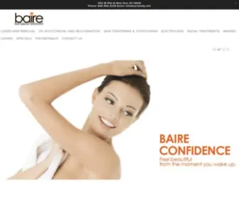 Bairebody.com(Hair Removal Specialists) Screenshot