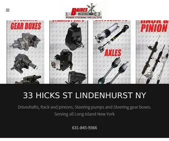 Bairesdriveline.com(Driveshaft parts) Screenshot