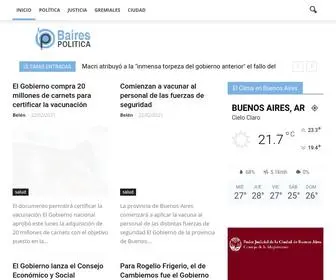 Bairespolitica.com(Noticias de la Ciudad de Buenos Aires) Screenshot
