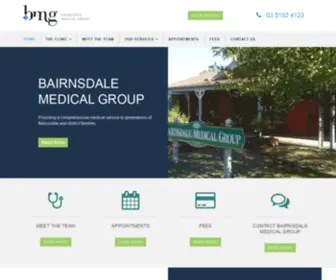 Bairnsdalemedicalgroup.com.au(Bairnsdale Medical Group) Screenshot