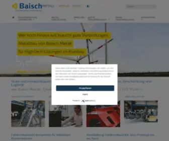 Baisch-Metall.de(Stahl und Feinkornbaustahl) Screenshot