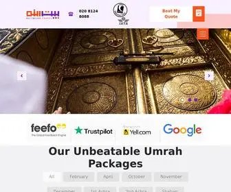 Baitullahtravel.co.uk(Baitullah Travel) Screenshot