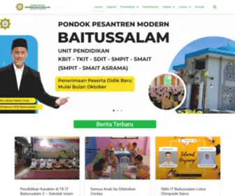 Baitussalam.sch.id(Pondok Pesantren Baitussalam Prambanan) Screenshot