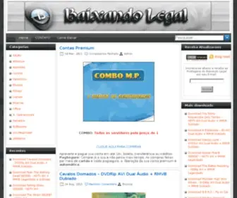 Baixandolegal.org(Baixando Legal) Screenshot