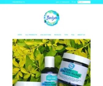 Baiyaskinsolutions.com(B A I Y A Skin Solutions) Screenshot