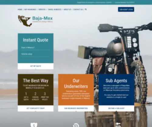 Baja-MEX.com(Baja MEX) Screenshot