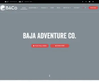 Bajaadventureco.com(Baja Adventure Co) Screenshot