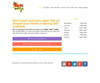 Bajabettyssd.com(Baja Betty’s) Screenshot