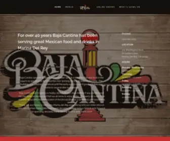 Bajacantina.com(Baja Cantina) Screenshot