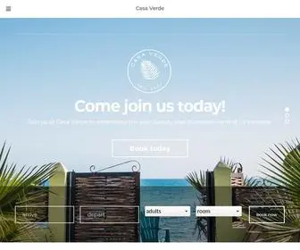 Bajacasaverde.com(A boutique hotel in La Ventana) Screenshot