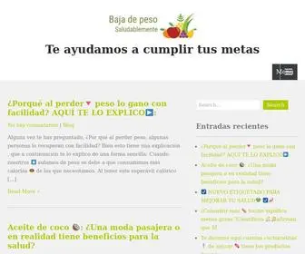 Bajadepeso.info(Te ayudamos a cumplir tus metas) Screenshot