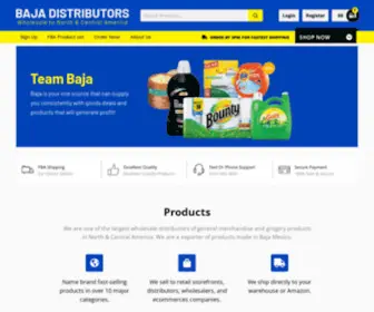 Bajadist.com(Amazon FBA Wholesale Suppliers General Merchandise in USA) Screenshot
