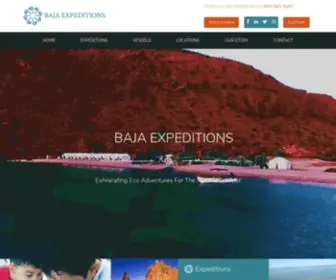 Bajaex.com(Baja Expeditions) Screenshot