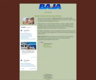 Bajafly.com(Guided Fly Fishing in Baja Mexico 365 Days a Year) Screenshot