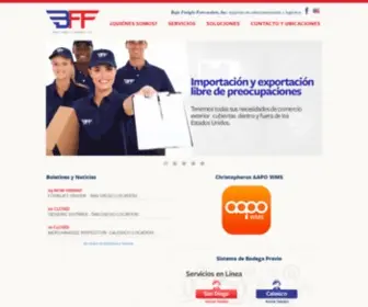 Bajafreight.com(Baja Freight Forwarders) Screenshot