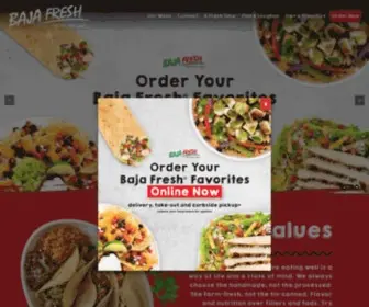 Bajafresh.com(Baja Fresh Mexican Grill) Screenshot