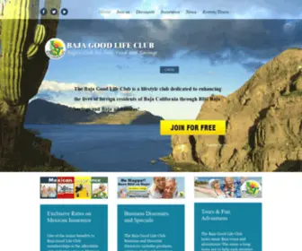 Bajagoodlifeclub.com(Baja Good Life Club) Screenshot