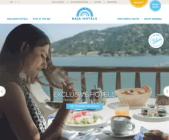 Bajahotels.it(Baja Hotels Sardegna Hotel Costa Smeralda Residence Albergo Sardegna) Screenshot