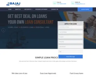 BajajFloan.com(Bajaj F) Screenshot