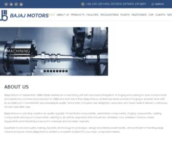 BajajMotors.com(Solutions to your Auto Component Needs) Screenshot