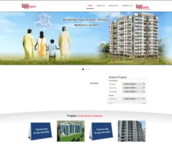 Bajajrealty.co.in(Bajaj International Realty) Screenshot