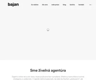 Bajan.sk(Digitálna agentúra) Screenshot