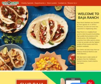 Bajaranchmarkets.com(BAJA RANCH SUPERMARKETS) Screenshot