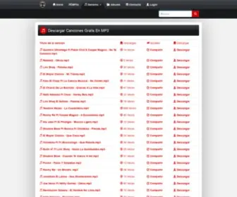 Bajarcancionesgratis.net(Bajar Canciones Gratis En Mp3) Screenshot