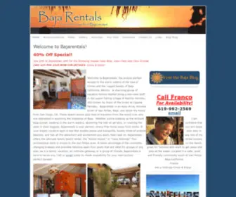 Bajarentals.com(Franco's Baja Rentals) Screenshot