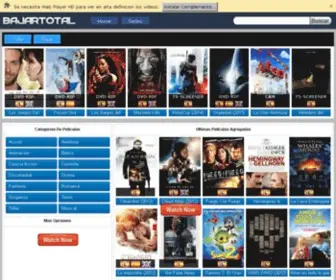 Bajartotal.tv(Peliculas Online) Screenshot