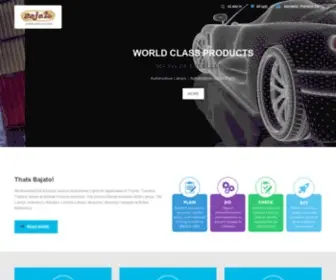 Bajato.com(Auto led lights Manufacturers in India) Screenshot