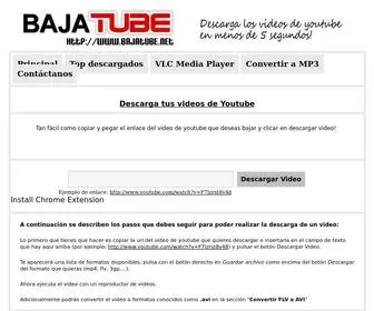 Bajatube.net(Bajar videos YouTube) Screenshot