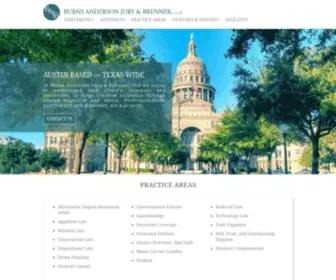 Bajb.com(Burns Anderson Jury & Brenner) Screenshot