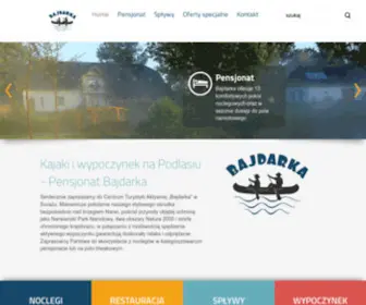 BajDarka.pl(Kajaki, wypoczynek na Podlasiu) Screenshot