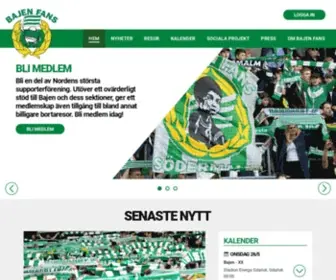 Bajenfans.se(Bajen Fans) Screenshot