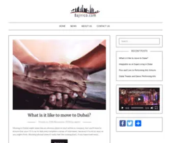 Bajirico.com(Living in Dubai) Screenshot