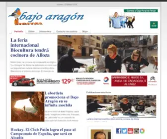 Bajoaragondigital.com(Noticias del Bajo Aragón) Screenshot