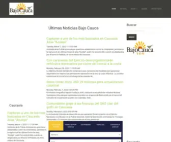 Bajocauca.com(Portal de Noticias del Bajo Cauca antioqueño con municipios de Caucasia) Screenshot