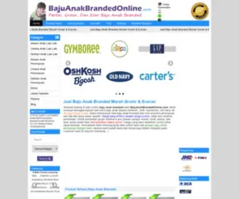 Bajuanakbrandedonline.com(Jual Baju Anak Branded Murah Grosir & Eceran) Screenshot