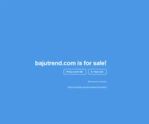 Bajutrend.com(太阳集团tcy8722) Screenshot