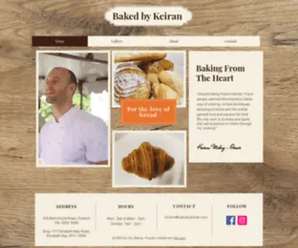 Bakedbykeiran.com(Baked by Keiran) Screenshot