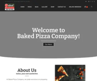 Bakedpizzacompany.com(My Site) Screenshot