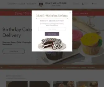 Bakemeawish.com(Birthday Cakes Delivered) Screenshot